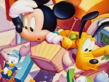 Yanoman • Mickey & Friends • Adventure Balloon　204 PCS　Jigsaw Puzzle