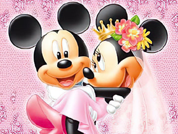 Yanoman • Mickey & Minnie • Wedding Dreams　204 PCS　Jigsaw Puzzle